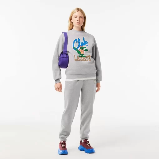 Lacoste Sweatshirts>Jogger-Sweatshirt Mit Raglanarmel Heidekraut Grau Cca