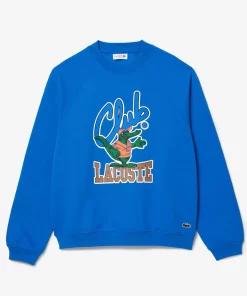 Lacoste Sweatshirts>Jogger-Sweatshirt Mit Raglanarmel Blau Siy