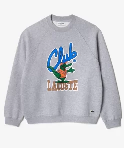 Lacoste Sweatshirts>Jogger-Sweatshirt Mit Raglanarmel Heidekraut Grau Cca