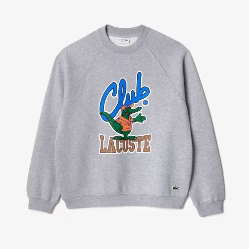 Lacoste Sweatshirts>Jogger-Sweatshirt Mit Raglanarmel Heidekraut Grau Cca