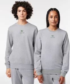 Lacoste Sweatshirts>Jogger-Sweatshirt Mit Signatur-Aufdruck Heidekraut Grau Cca