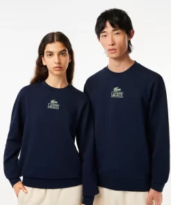 Lacoste Sweatshirts>Jogger-Sweatshirt Mit Signatur-Aufdruck Navy Blau 166