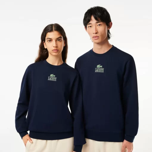 Lacoste Sweatshirts>Jogger-Sweatshirt Mit Signatur-Aufdruck Navy Blau 166