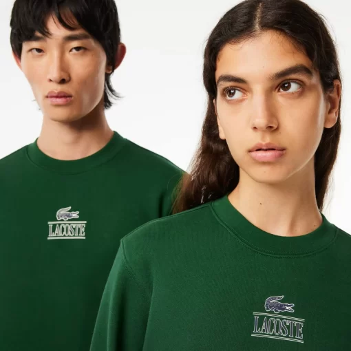 Lacoste Sweatshirts>Jogger-Sweatshirt Mit Signatur-Aufdruck Grun 132