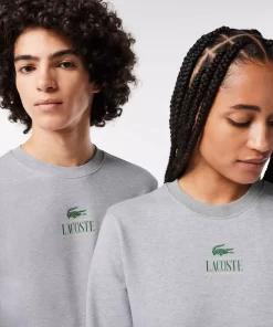 Lacoste Sweatshirts>Jogger-Sweatshirt Mit Signatur-Aufdruck Heidekraut Grau Cca