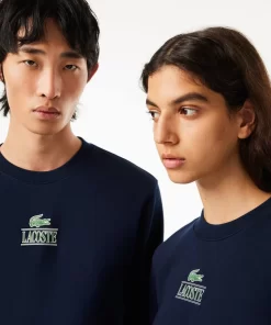 Lacoste Sweatshirts>Jogger-Sweatshirt Mit Signatur-Aufdruck Navy Blau 166