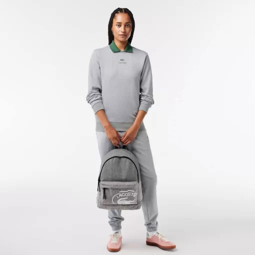 Lacoste Sweatshirts>Jogger-Sweatshirt Mit Signatur-Aufdruck Heidekraut Grau Cca