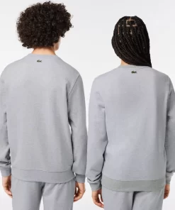 Lacoste Sweatshirts>Jogger-Sweatshirt Mit Signatur-Aufdruck Heidekraut Grau Cca