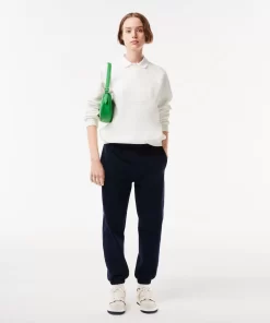 Lacoste Sweatshirts>Jogger-Sweatshirt Mit Stickerei Im Lassigen Schnitt Weis 70V