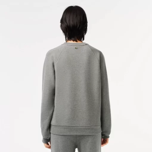 Lacoste Sweatshirts>Jogger-Sweatshirt Mit Stickerei Im Lassigen Schnitt Heidekraut Grau Yrd