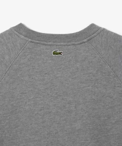 Lacoste Sweatshirts>Jogger-Sweatshirt Mit Stickerei Im Lassigen Schnitt Heidekraut Grau Yrd