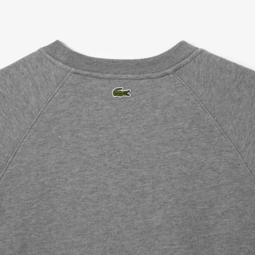 Lacoste Sweatshirts>Jogger-Sweatshirt Mit Stickerei Im Lassigen Schnitt Heidekraut Grau Yrd