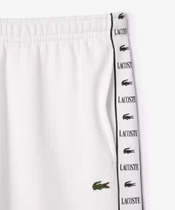 Lacoste Hosen & Shorts>Jogger-Trainingshosen Mit Logostreifen Weis 001