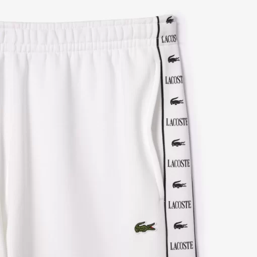 Lacoste Hosen & Shorts>Jogger-Trainingshosen Mit Logostreifen Weis 001