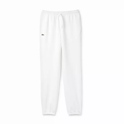 Lacoste Hosen & Shorts>Jogginghose Aus Einfarbigem Vliesstoff Sport Weis 001