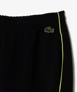 Lacoste Hosen & Shorts>Jogginghosen In Regular Fit Mit Stickerei Schwarz / Neongelb 6Vt