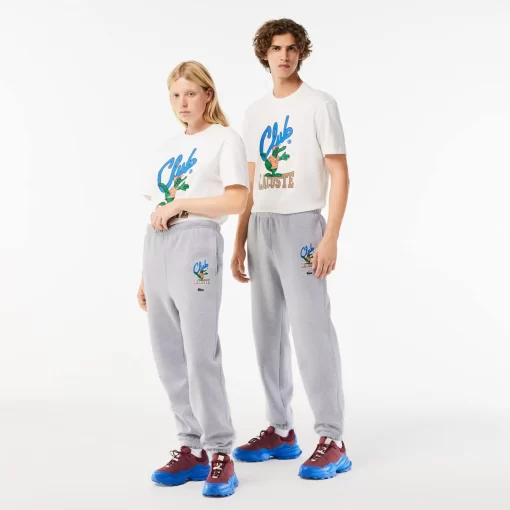 Lacoste Hosen & Shorts>Jogginghosen Mit Kultigem Aufdruck Heidekraut Grau Cca