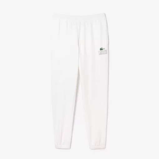 Lacoste Hosen & Shorts>Jogginghosen Mit Signatur-Aufdruck Weis 001