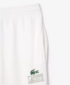 Lacoste Hosen & Shorts>Jogginghosen Mit Signatur-Aufdruck Weis 001