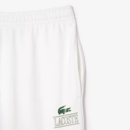 Lacoste Hosen & Shorts>Jogginghosen Mit Signatur-Aufdruck Weis 001