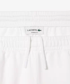 Lacoste Hosen & Shorts>Jogginghosen Mit Signatur-Aufdruck Weis 001