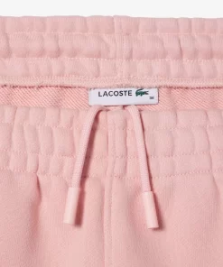 Lacoste Hosen & Shorts>Jogginghosen Mit Stickerei Wasserlilie Rosa Kf9