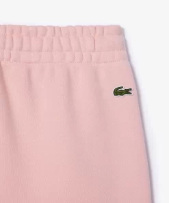 Lacoste Hosen & Shorts>Jogginghosen Mit Stickerei Wasserlilie Rosa Kf9