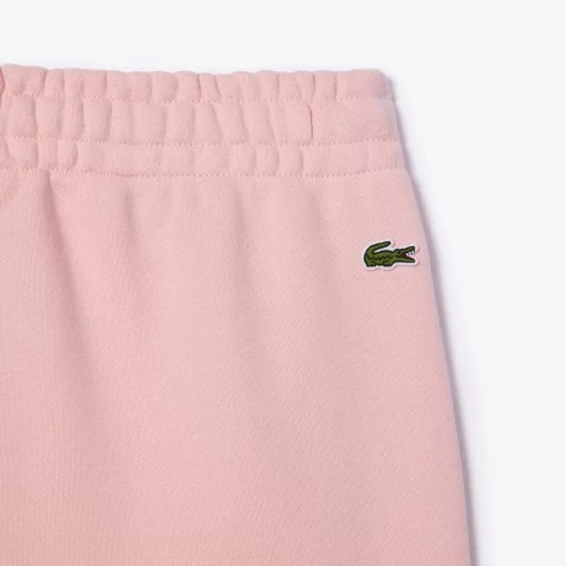 Lacoste Hosen & Shorts>Jogginghosen Mit Stickerei Wasserlilie Rosa Kf9