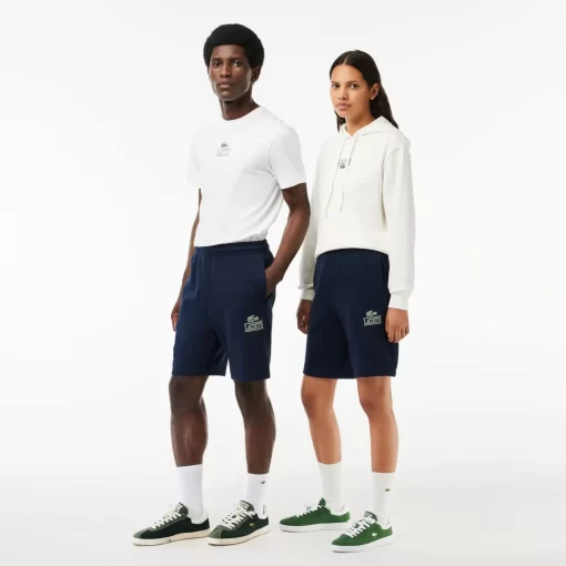 Lacoste Trainingsanzüge>Jogging-Shorts Mit Signatur-Aufdruck Navy Blau 166