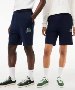 Lacoste Trainingsanzüge>Jogging-Shorts Mit Signatur-Aufdruck Navy Blau 166