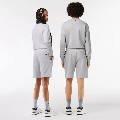 Lacoste Trainingsanzüge>Jogging-Shorts Mit Signatur-Aufdruck Heidekraut Grau Cca