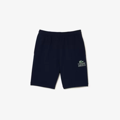 Lacoste Trainingsanzüge>Jogging-Shorts Mit Signatur-Aufdruck Navy Blau 166