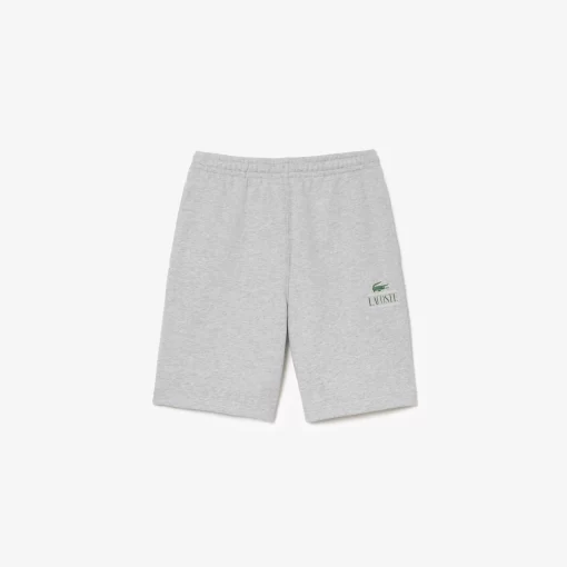 Lacoste Trainingsanzüge>Jogging-Shorts Mit Signatur-Aufdruck Heidekraut Grau Cca