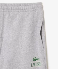 Lacoste Trainingsanzüge>Jogging-Shorts Mit Signatur-Aufdruck Heidekraut Grau Cca