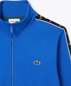 Lacoste Sweatshirts>Jogging-Sweatshirt Mit Logostreifen Und Reisverschluss Blau Ixw