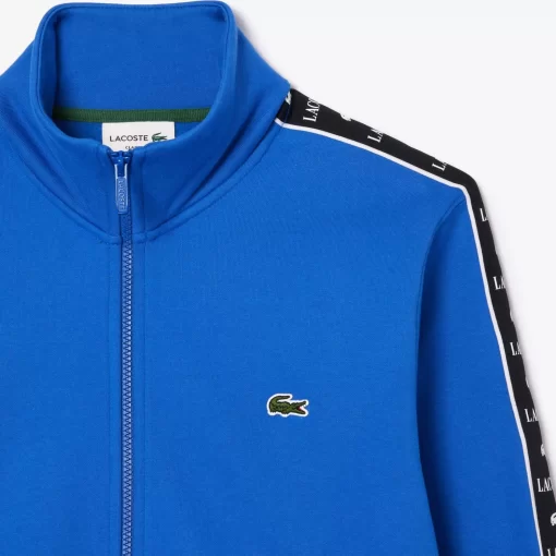 Lacoste Sweatshirts>Jogging-Sweatshirt Mit Logostreifen Und Reisverschluss Blau Ixw