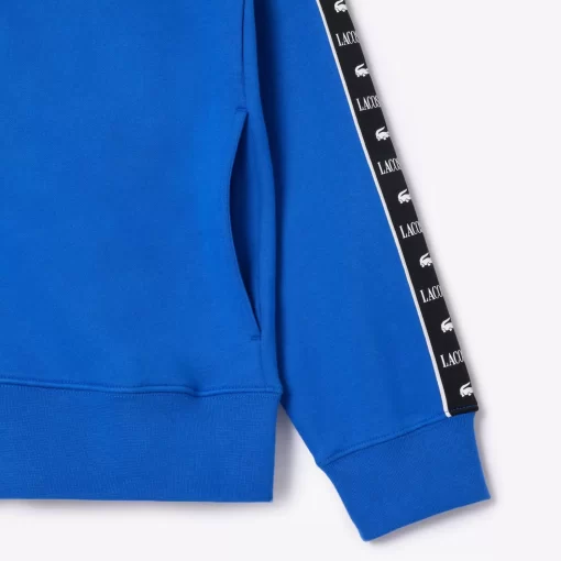 Lacoste Sweatshirts>Jogging-Sweatshirt Mit Logostreifen Und Reisverschluss Blau Ixw