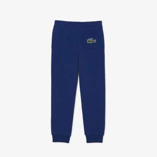 Lacoste Mädchenkleidung>Jogging-Trainingshosen Mit Krokodil-Aufnaher Navy Blau F9F