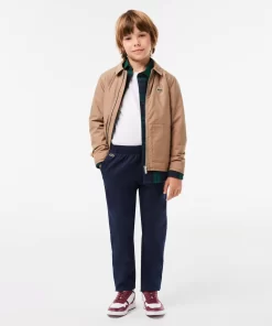 Lacoste Jungenkleidung>Jungen Chinos Aus Stretch-Baumwoll-Gabardine Navy Blau 166