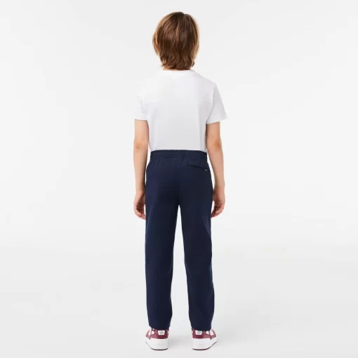 Lacoste Jungenkleidung>Jungen Chinos Aus Stretch-Baumwoll-Gabardine Navy Blau 166