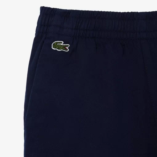 Lacoste Jungenkleidung>Jungen Chinos Aus Stretch-Baumwoll-Gabardine Navy Blau 166