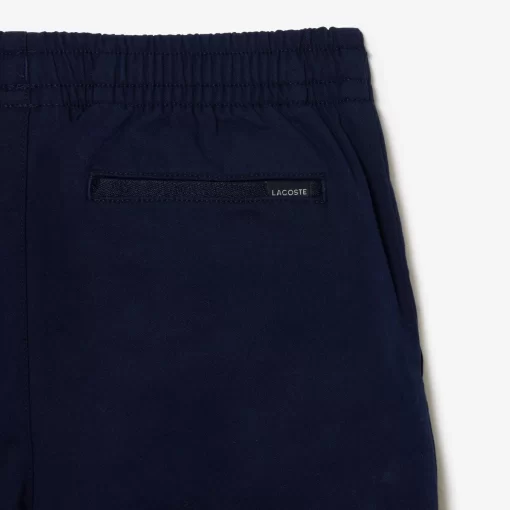 Lacoste Jungenkleidung>Jungen Chinos Aus Stretch-Baumwoll-Gabardine Navy Blau 166