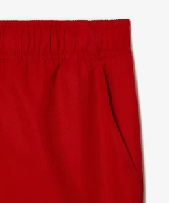 Lacoste Jungenkleidung>Jungen Sport Shorts Aus Diamant-Taft Rot 240