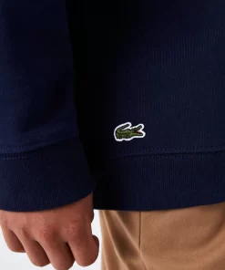 Lacoste Jungenkleidung>Jungen Sweatshirt Mit Geripptem Kragen Navy Blau 166