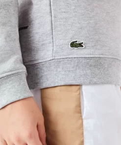 Lacoste Jungenkleidung>Jungen Sweatshirt Mit Kapuze Und Aufdruck Heidekraut Grau Cca