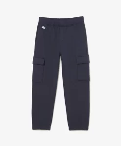 Lacoste Jungenkleidung>Jungen Trainingshosen Aus Bio-Baumwolle Blau Kxe