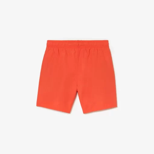 Lacoste Jungenkleidung>Jungen Quick-Dry Badehosen Orange / Grun Wig