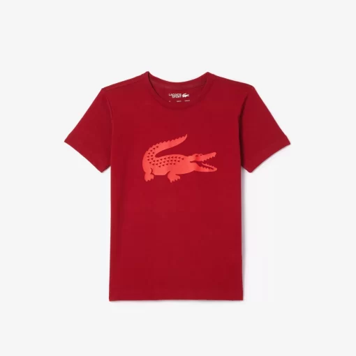 Lacoste Jungenkleidung>Jungen-Shirt Aus Funktionsstoff Mit Krokodilaufdruck Sport Tennis Burgunder Ixx