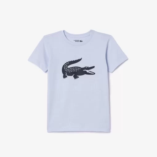 Lacoste Jungenkleidung>Jungen-Shirt Aus Funktionsstoff Mit Krokodilaufdruck Sport Tennis Hellblau J2G