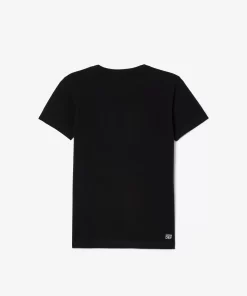 Lacoste Jungenkleidung>Jungen-Shirt Aus Funktionsstoff Mit Krokodilaufdruck Sport Tennis Schwarz 031